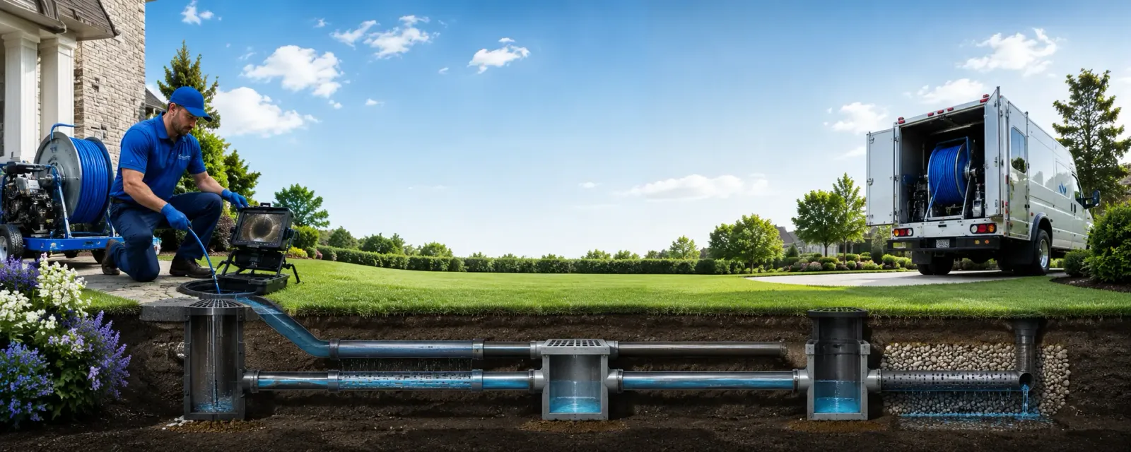 Outdoor drain cleaning information for Horton, KS